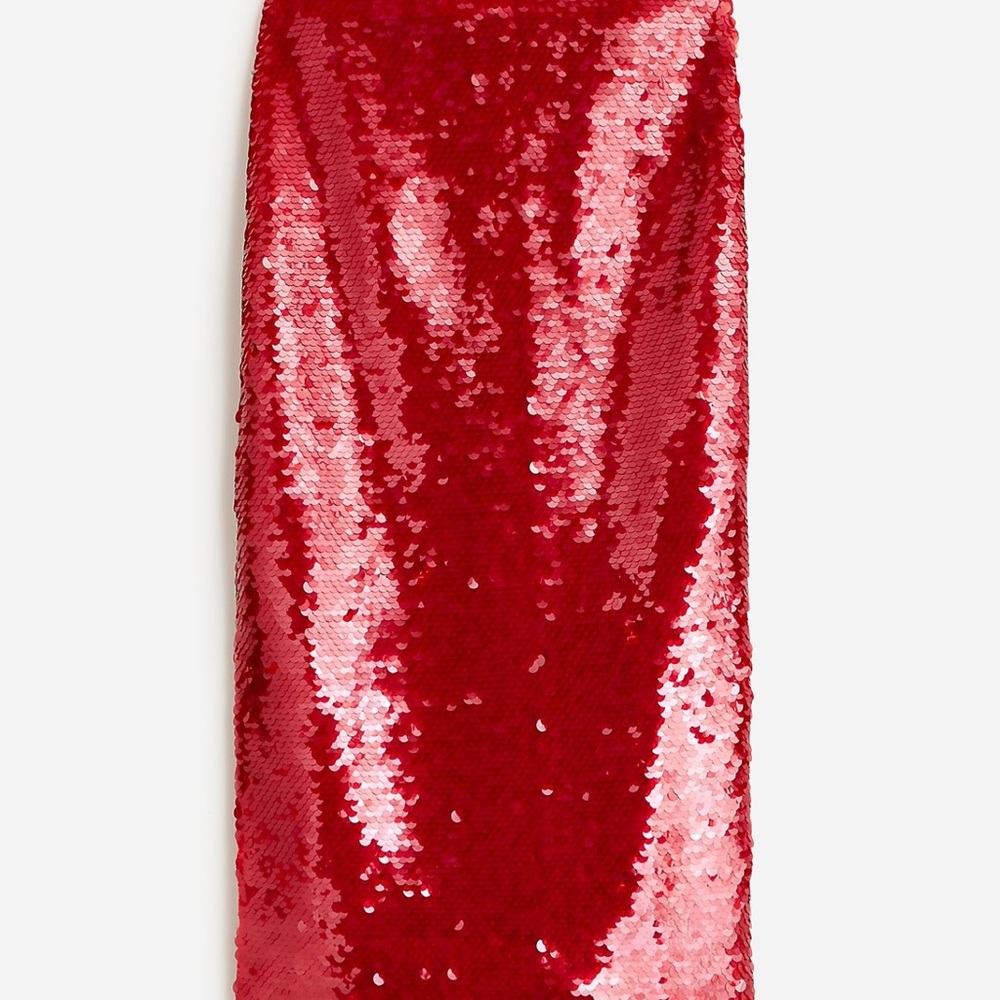 J. Crew Collection sequin side-slit midi skirt (NWT)